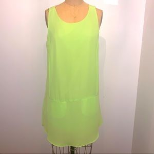 Astr Drop Waist Sleeveless Dress with pockets M